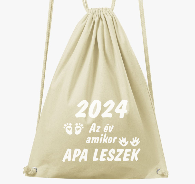 2024 az év amikor apa leszek tornazsák — Natúr