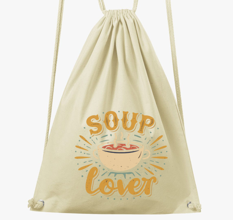Soup Lover tornazsák — Natúr