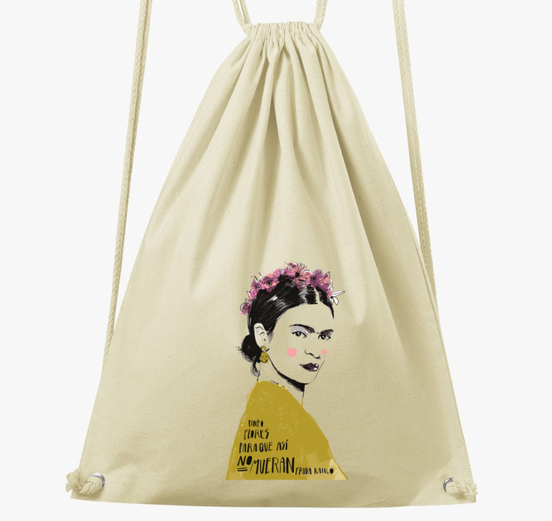 Frida Kahlo tornazsák — Natúr