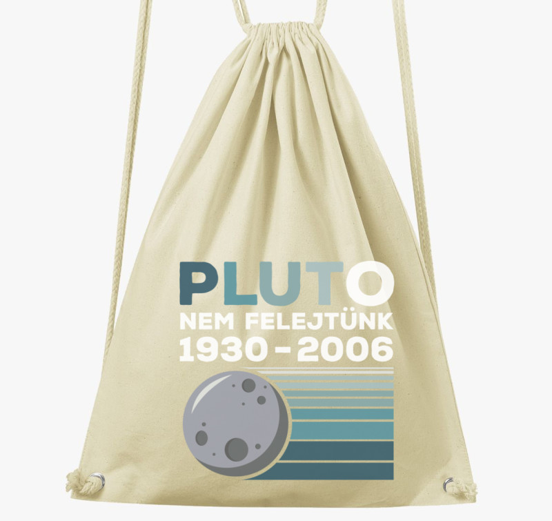 Pluto bolygó emlék tornazsák — Natúr