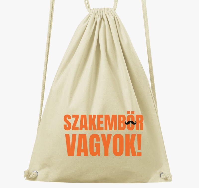 Szakembör vagyok tornazsák — Natúr