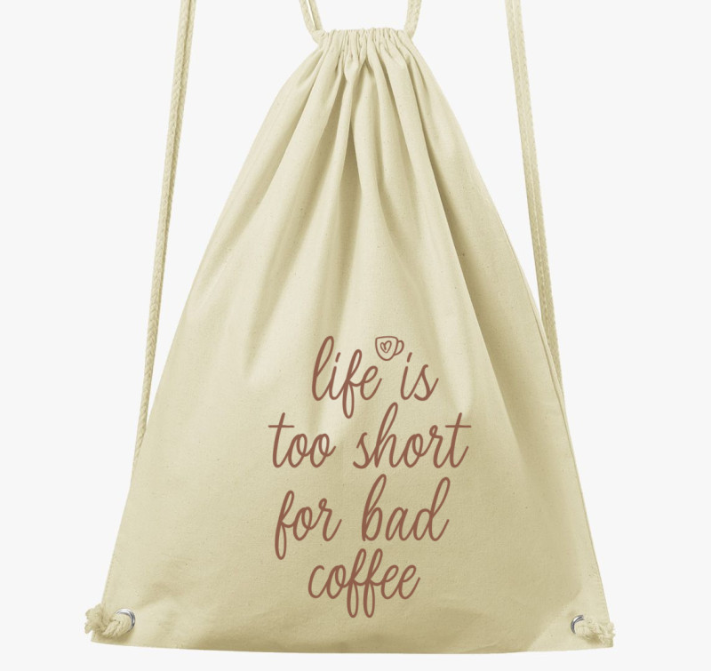 Bad coffee tornazsák — Natúr