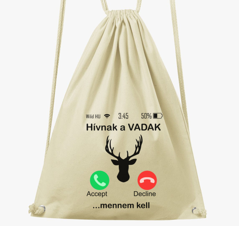 Hívnak a vadak szarvas tornazsák — Natúr