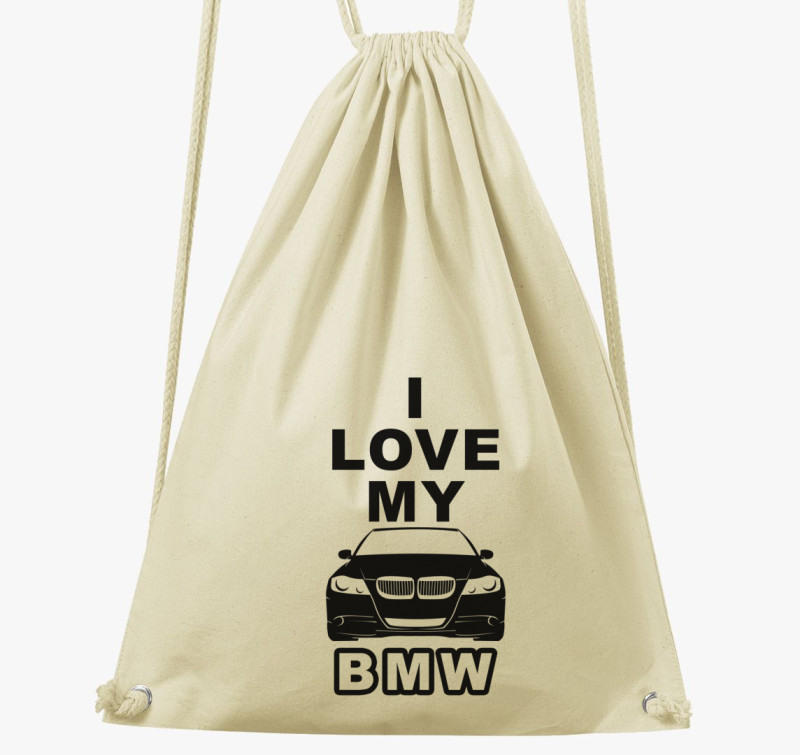I love my BMW tornazsák — Natúr