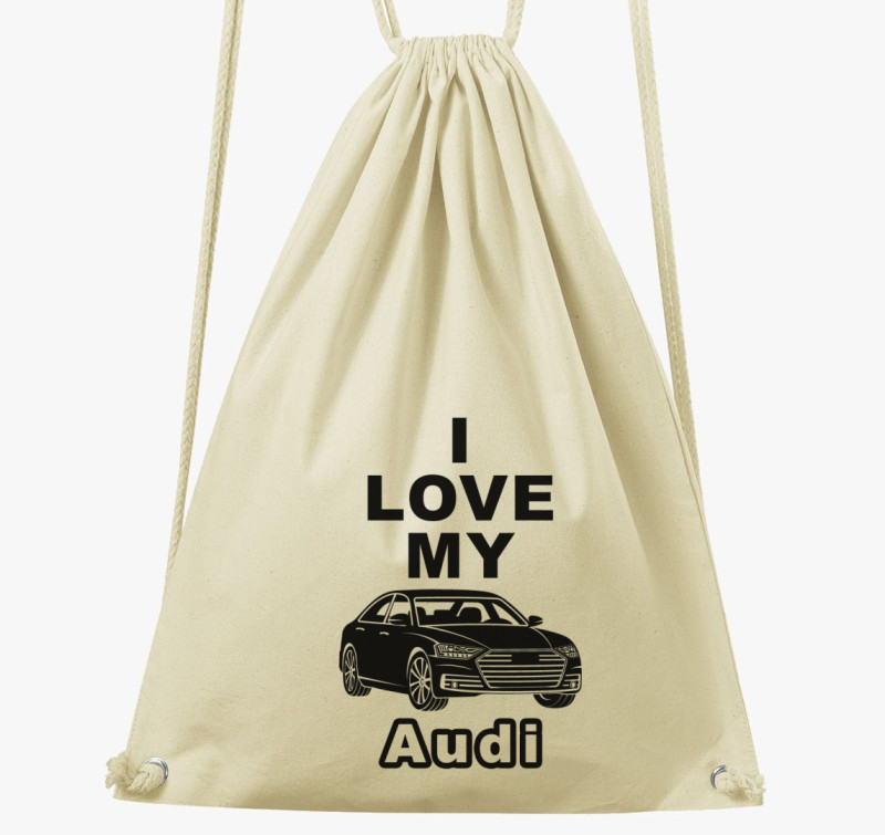 I love my AUDI tornazsák — Natúr