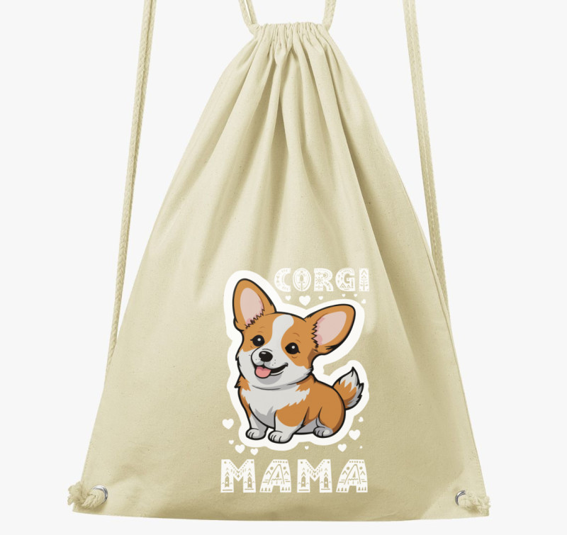 Corgi Mama tornazsák — Natúr