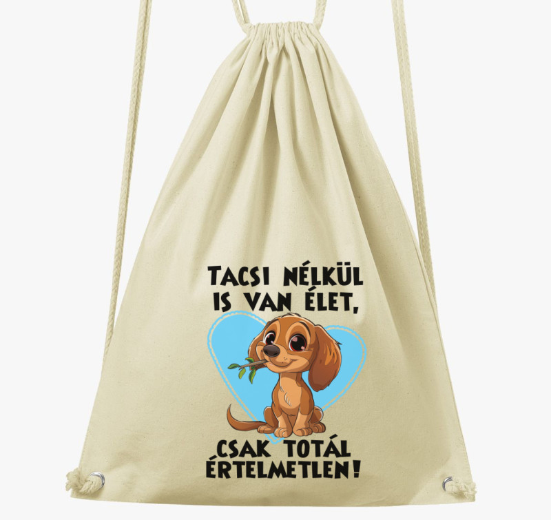Tacsi nélkül is van élet tornazsák — Natúr