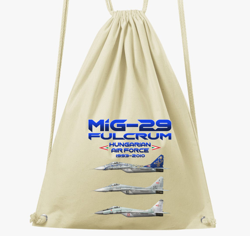 MiG-29 emlék tornazsák — Natúr