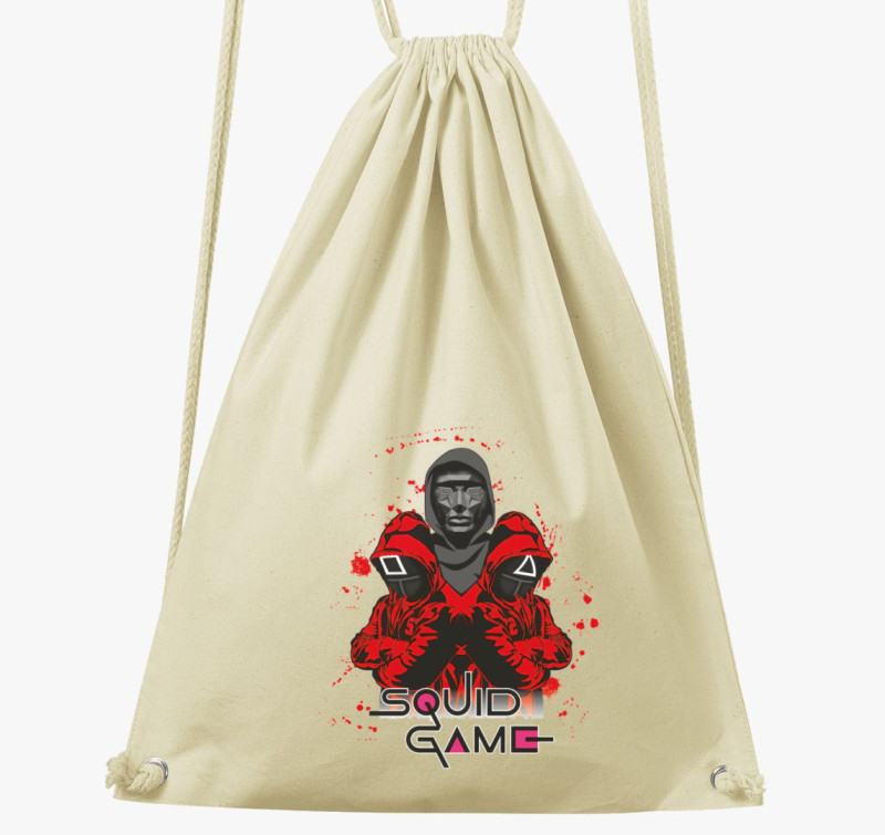 Squid Game Festve tornazsák — Natúr