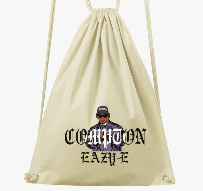 Eazy E Compton Art tornazsák — Natúr