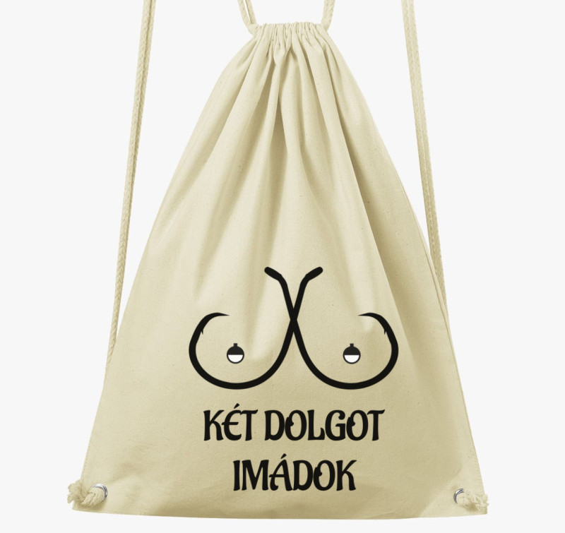 Két dolgot imádok tornazsák — Natúr