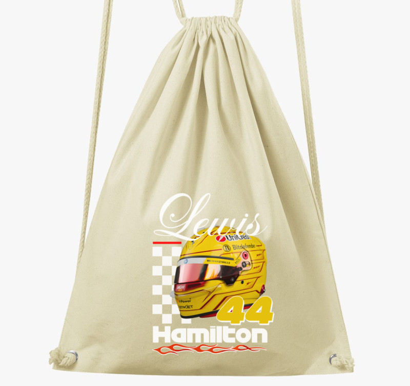 Lewis Hamilton Sisak tornazsák — Natúr