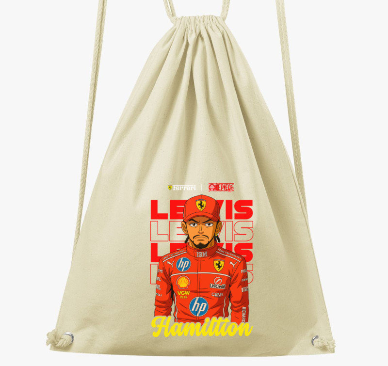 Lewis Hamilton Rajzolt tornazsák — Natúr