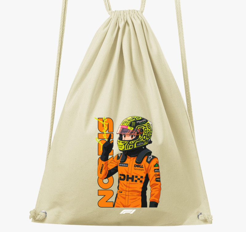 Lando Norris Rajzfigura tornazsák — Natúr