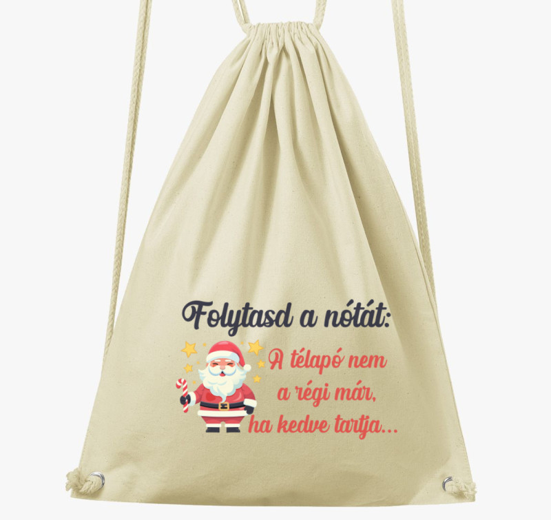 Folytasd a nótát tornazsák — Natúr