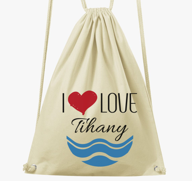 I love Tihany tornazsák — Natúr