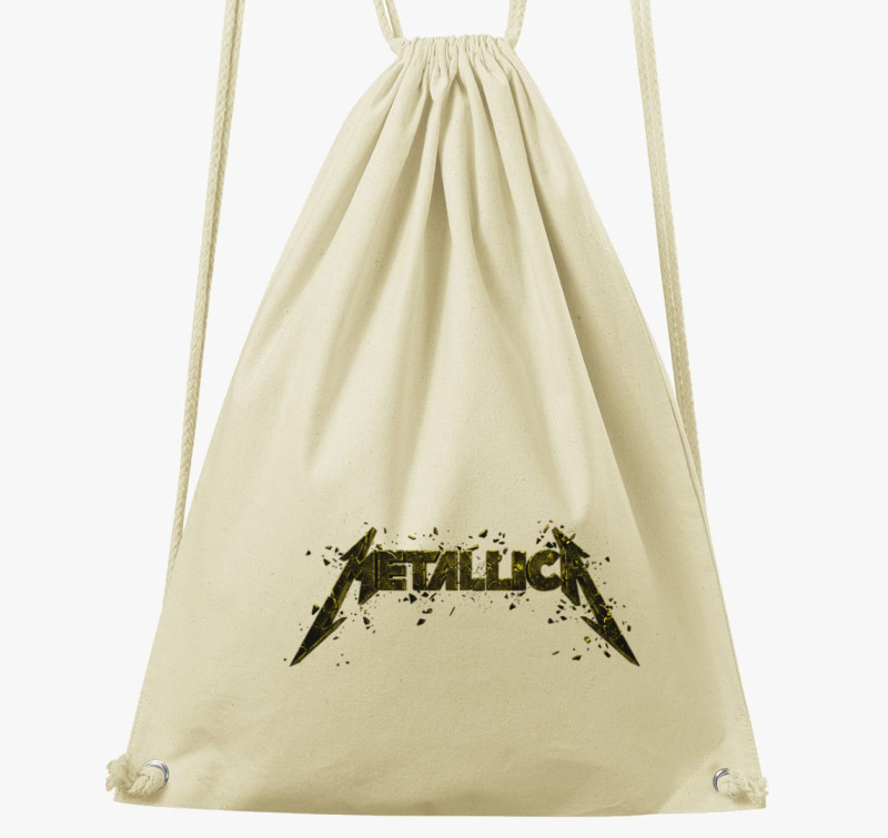 Metallica Repedezett Logó tornazsák — Natúr