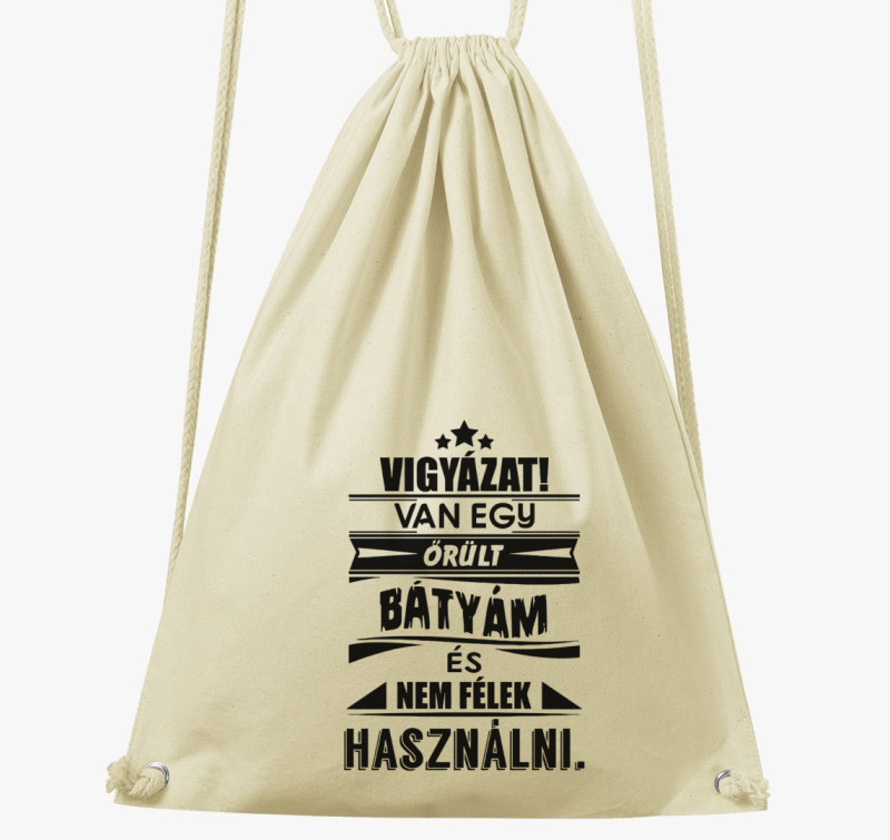 Van egy őrült bátyám tornazsák — Natúr