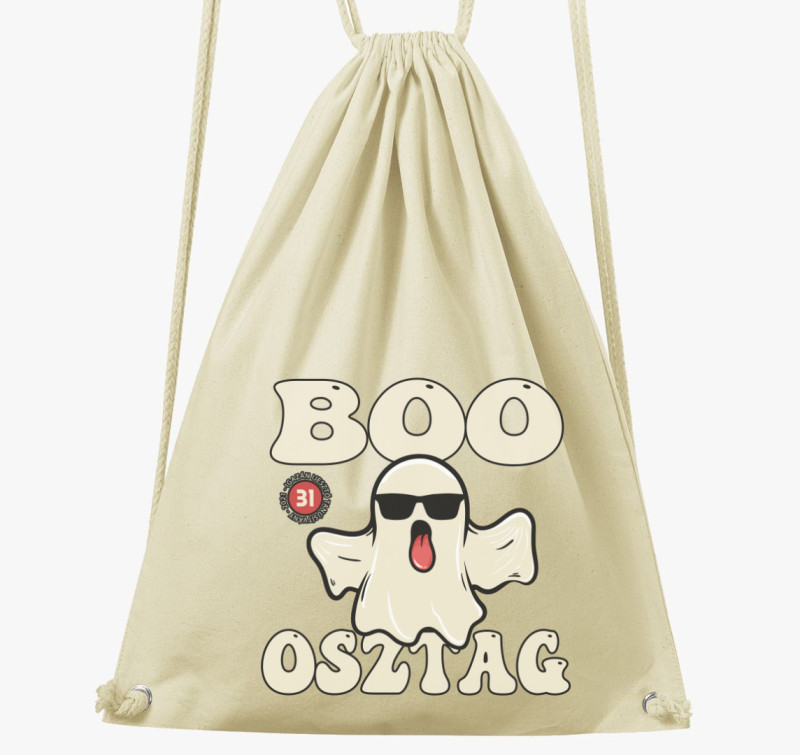 Boo osztag tornazsák — Natúr