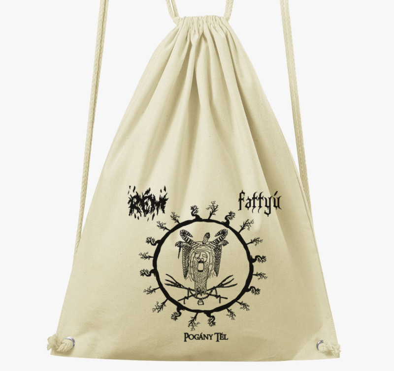 Fattyú X Rém Split - Pogány Tél tornazsák — Natúr