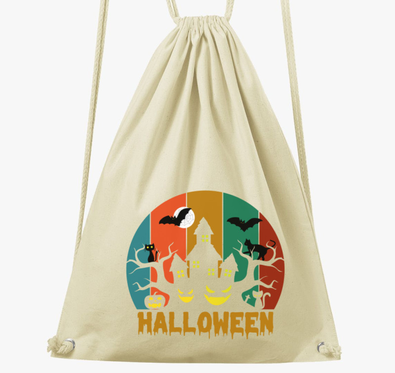 Halloweeni éjszaka tornazsák — Natúr