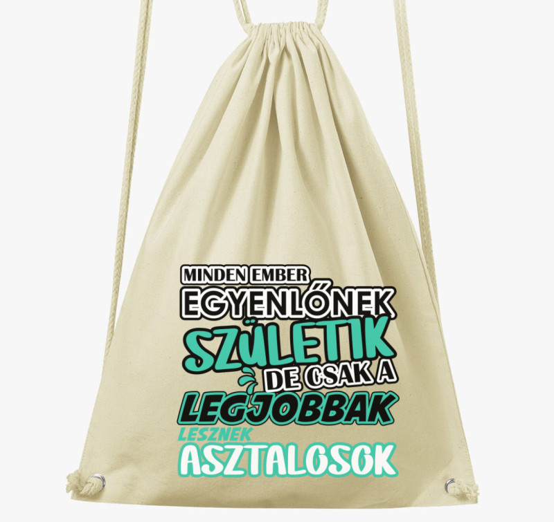 Egyenlőnek születik asztalos tornazsák — Natúr