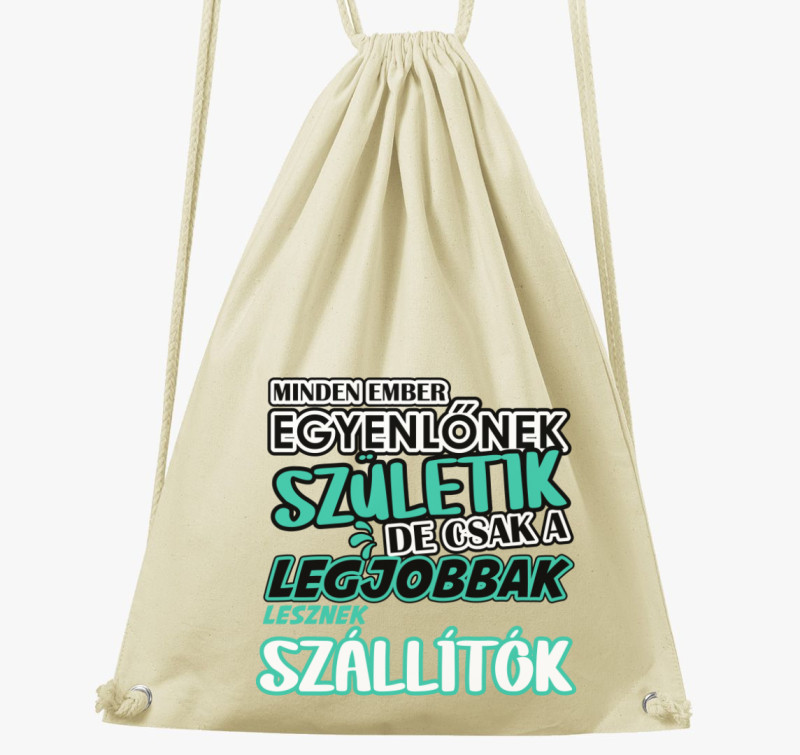 Egyenlőnek születik szállító tornazsák — Natúr
