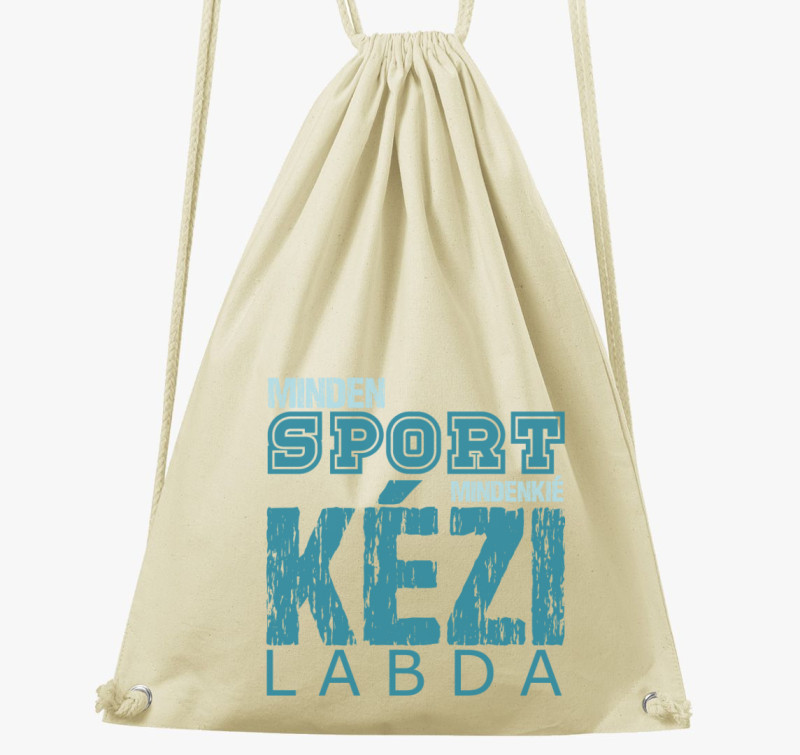 Minden sport kézilabda tornazsák — Natúr