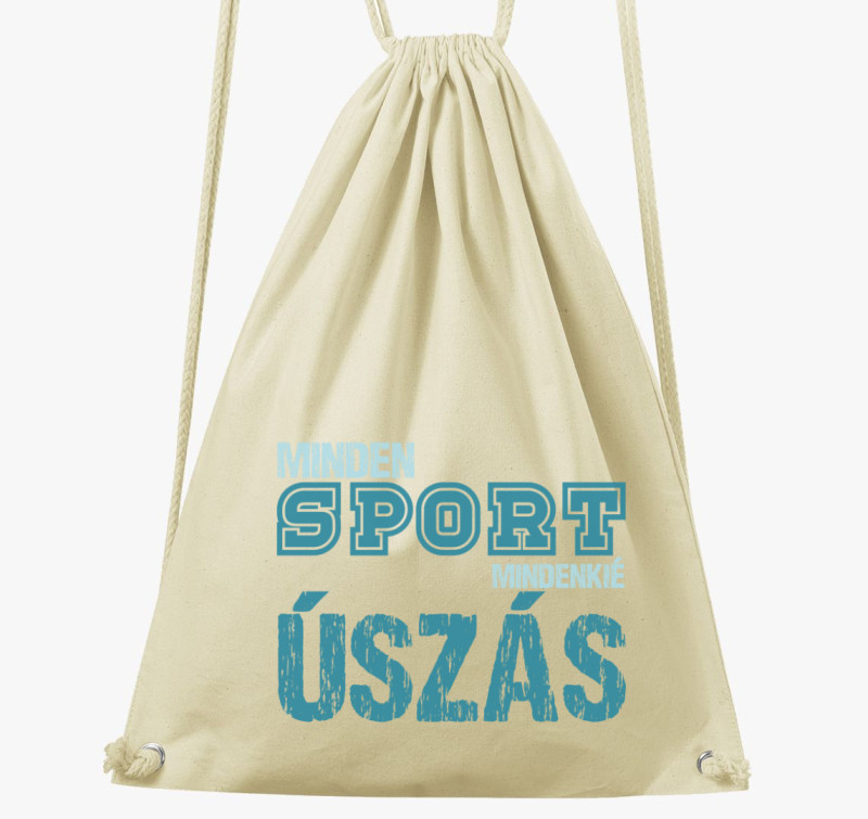 Minden sport úszás tornazsák — Natúr