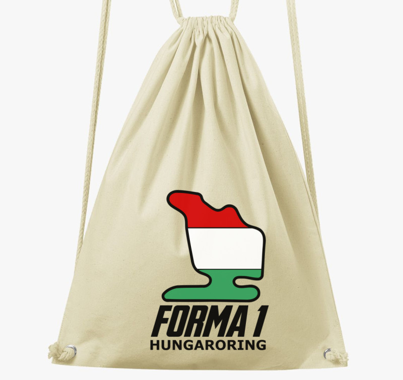 Forma 1 Hungaroring tornazsák — Natúr