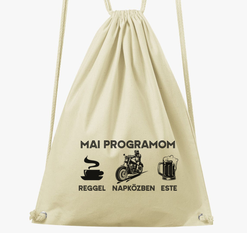 Napirend mai programom motorozás tornazsák — Natúr