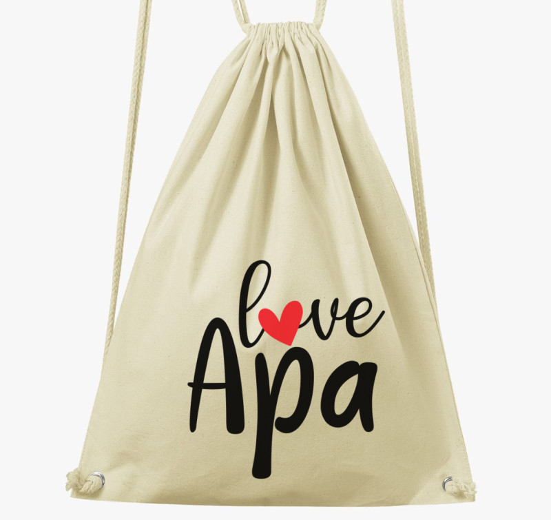 Love Apa tornazsák — Natúr