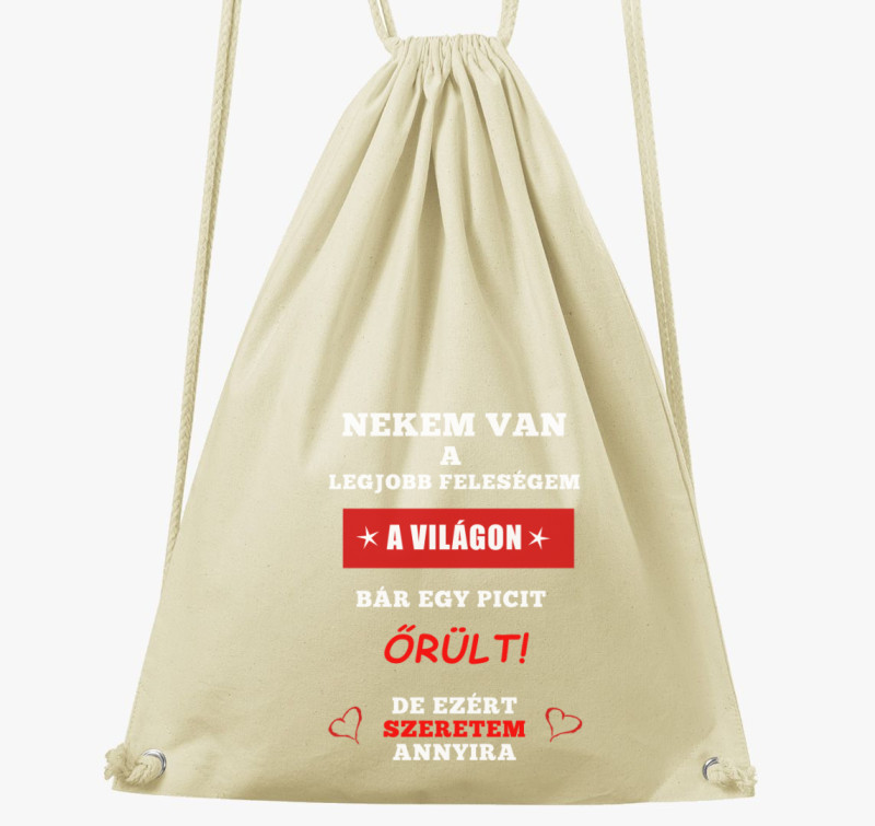 A feleségem tornazsák — Natúr