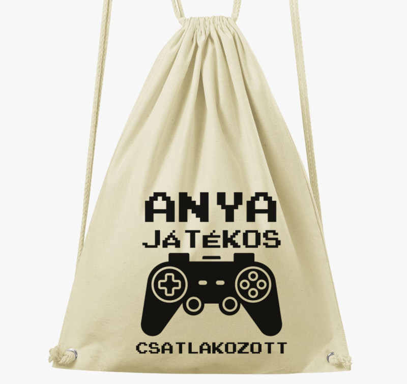 Anya játékos csatlakozott tornazsák — Natúr