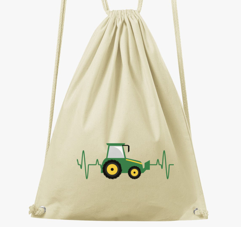 Traktor ekg tornazsák — Natúr