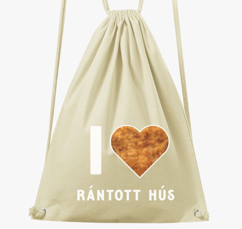 I love rántott hús tornazsák — Natúr