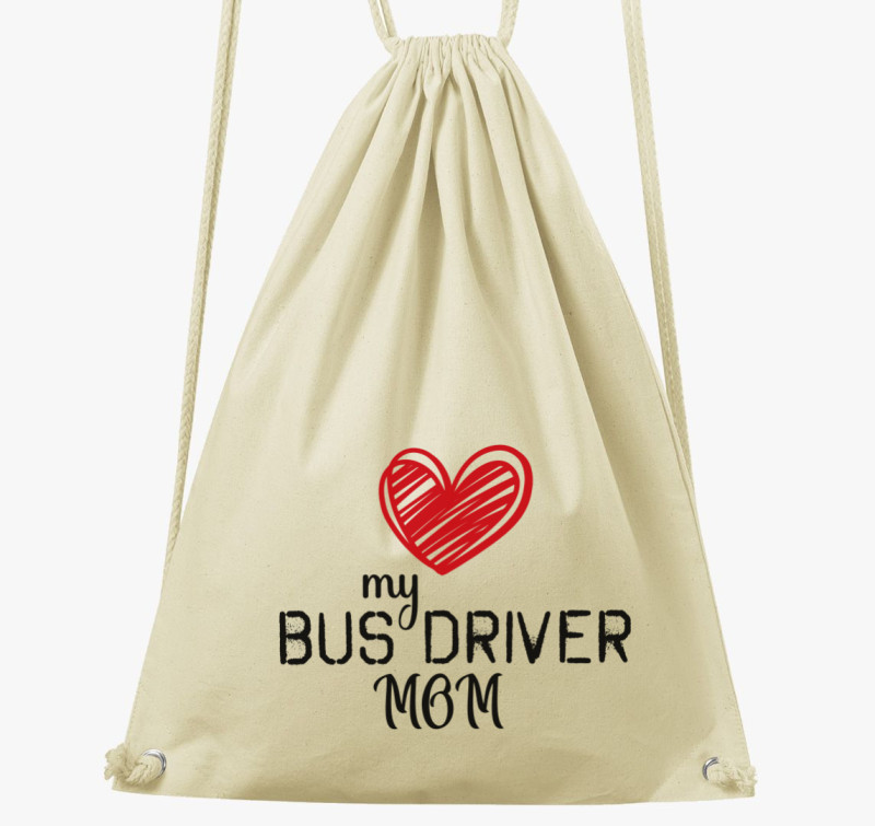 Buszsofőr anya tornazsák — Natúr