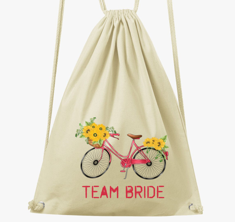 Biker Team Bride tornazsák — Natúr