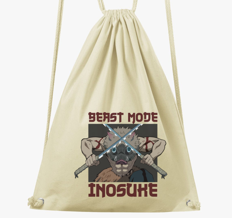 Inosuke Beast Mode tornazsák — Natúr