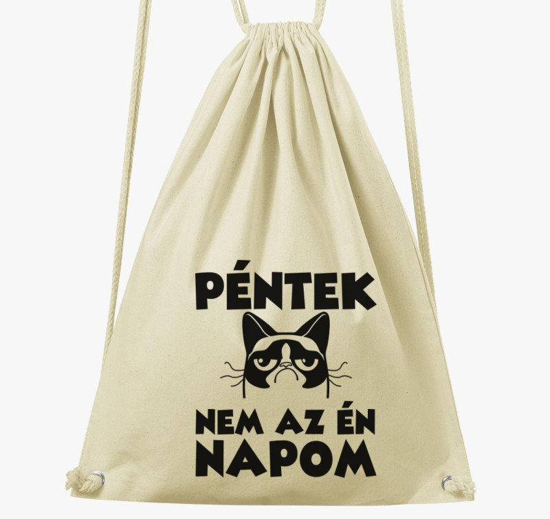 Péntek nem az én napom tornazsák — Natúr