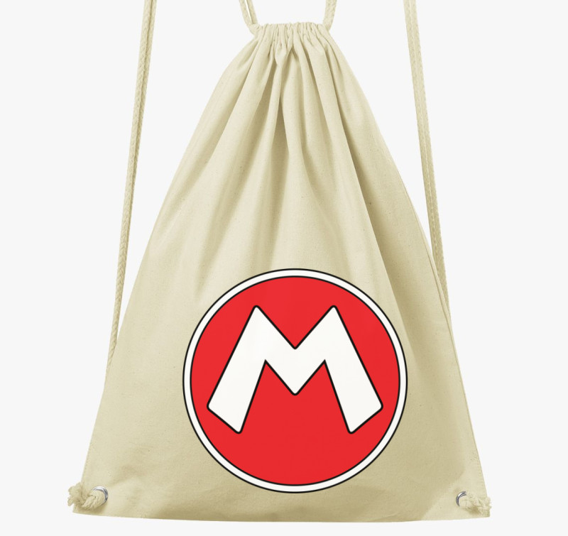 Mario Monogram tornazsák — Natúr