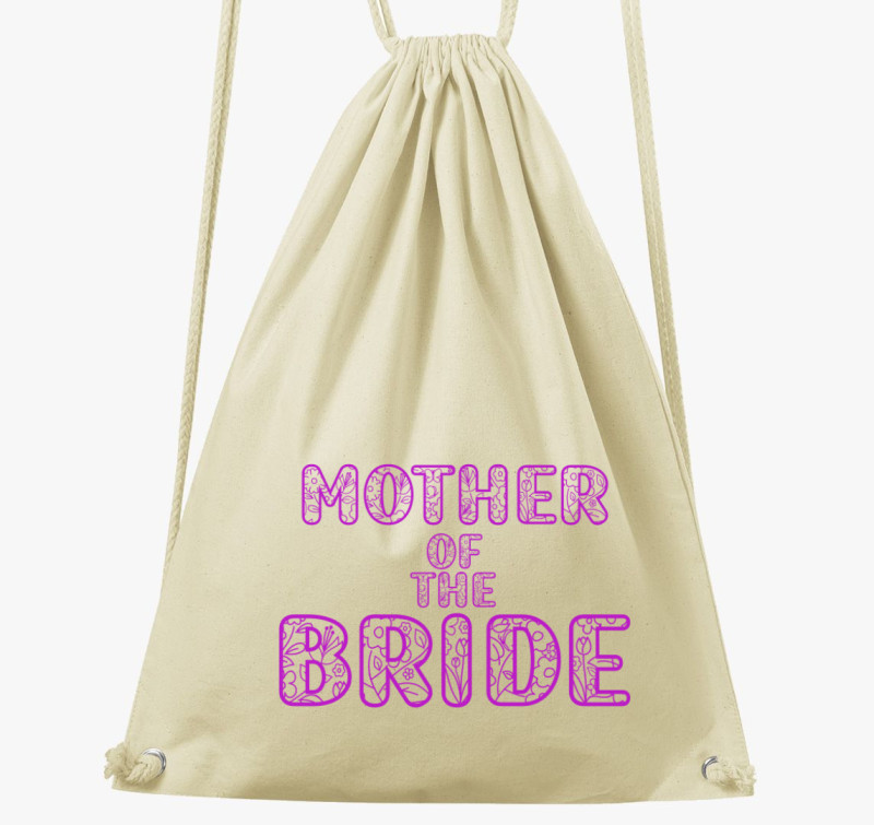 Mother of the Bride virágos pink tornazsák — Natúr