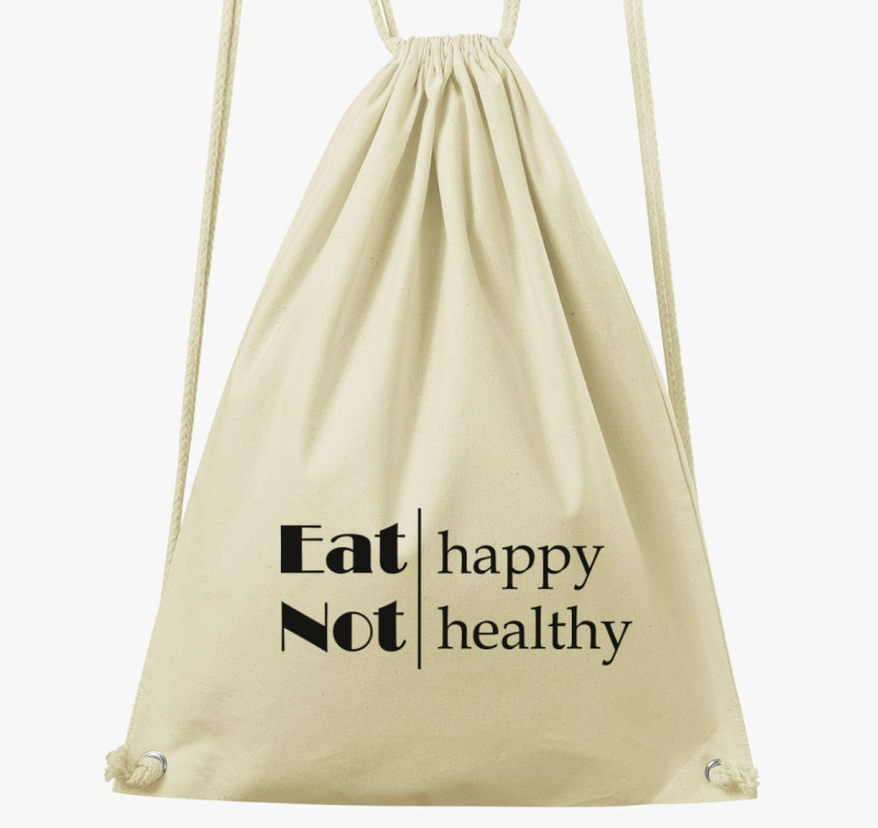 Eat happy tornazsák — Natúr