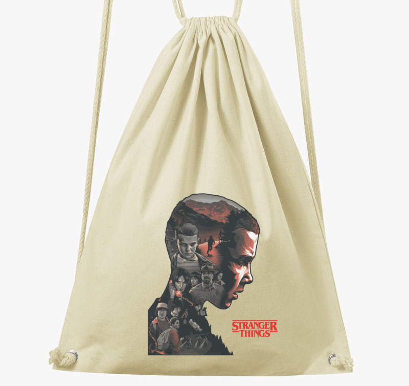 Stranger Things sziluett tornazsák — Natúr
