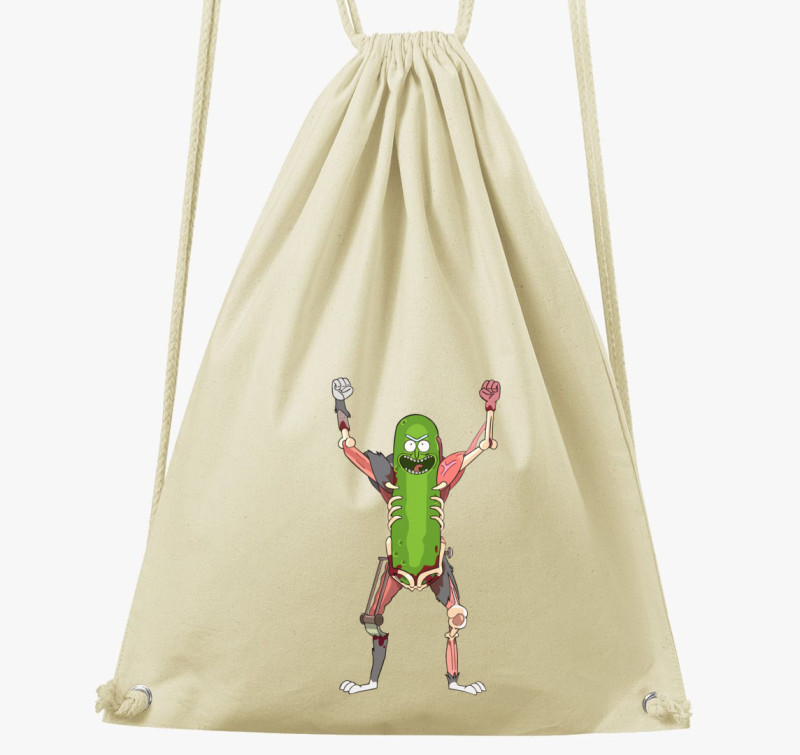 Pickle Rick Rat Suit tornazsák — Natúr