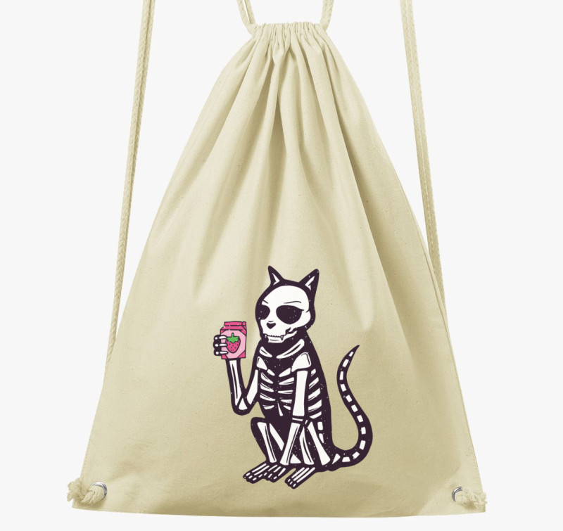 Milk Shake Cat tornazsák — Natúr