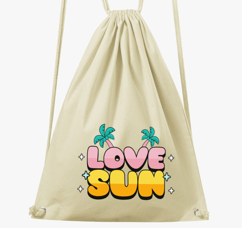 Love Sun tornazsák — Natúr