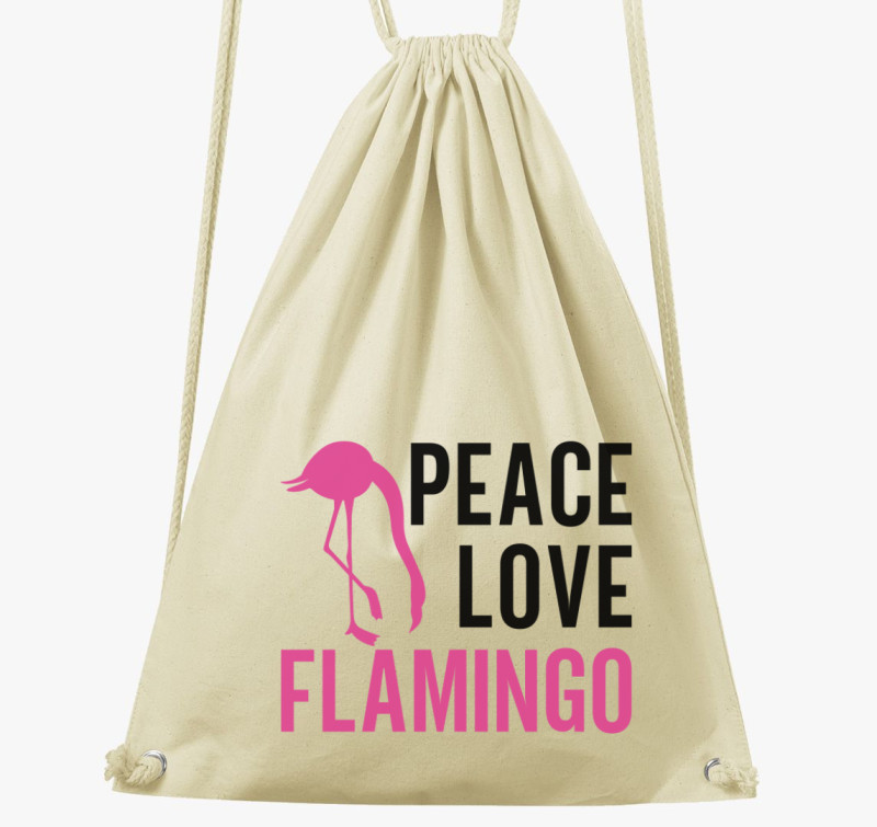 Flamingo peace tornazsák — Natúr
