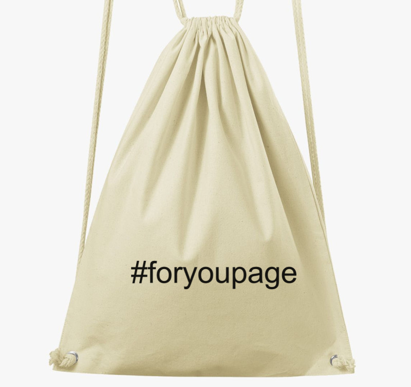 Foryoupage tornazsák — Natúr