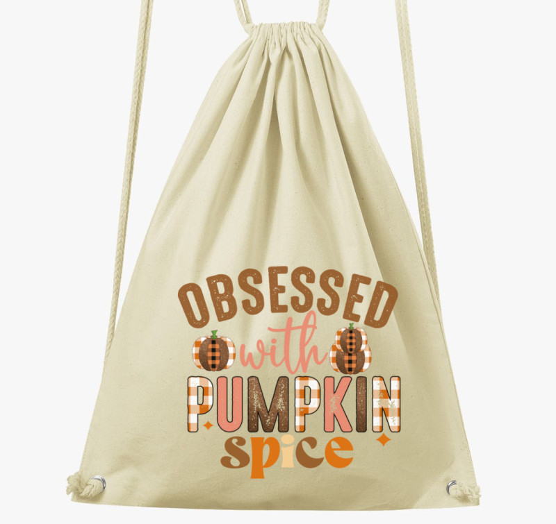 Obsessed pumpkin spice tornazsák — Natúr